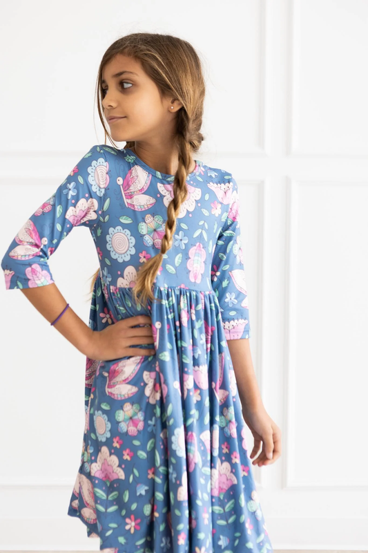 Girls Spring Gardens Twirl Dress