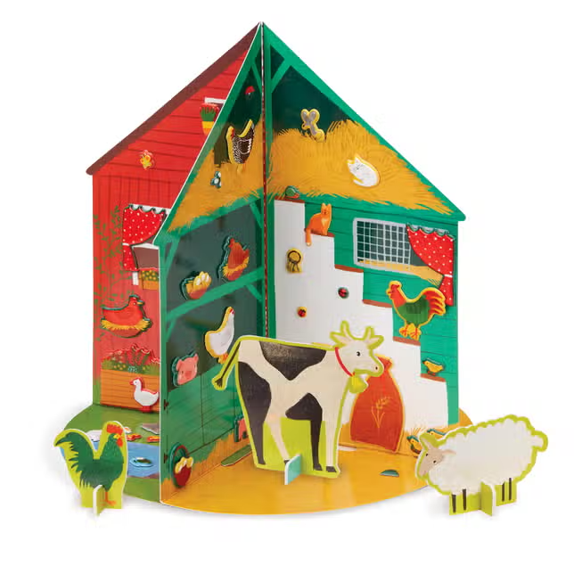 Puffy Sticker 3D Barn Farm