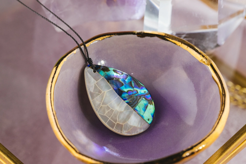 Mother of Pearl & Abalone Necklace for Fantastic Mom
