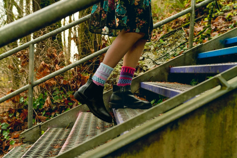 Twilight Mismatched Crew Socks