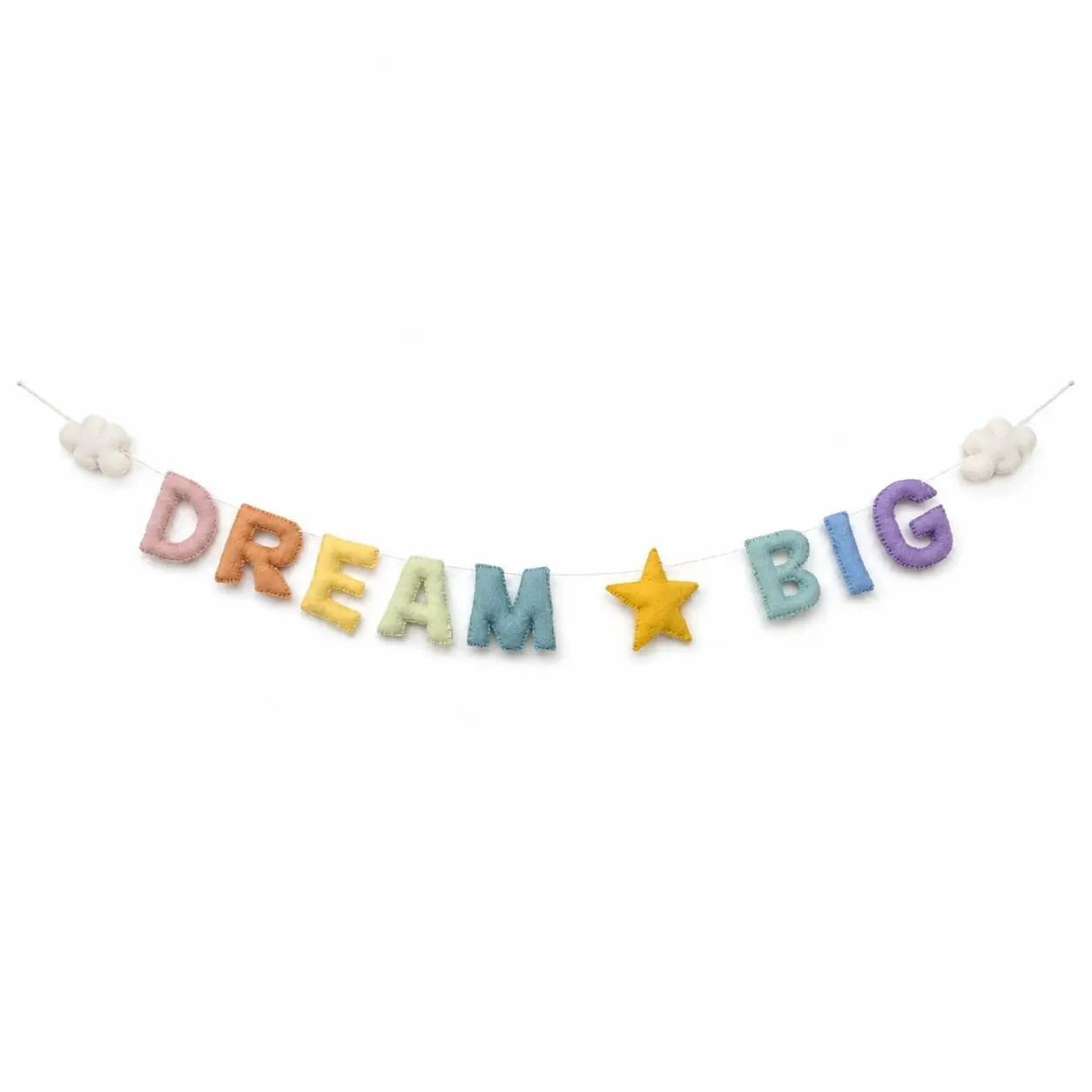 Dream Big Felted Garland
