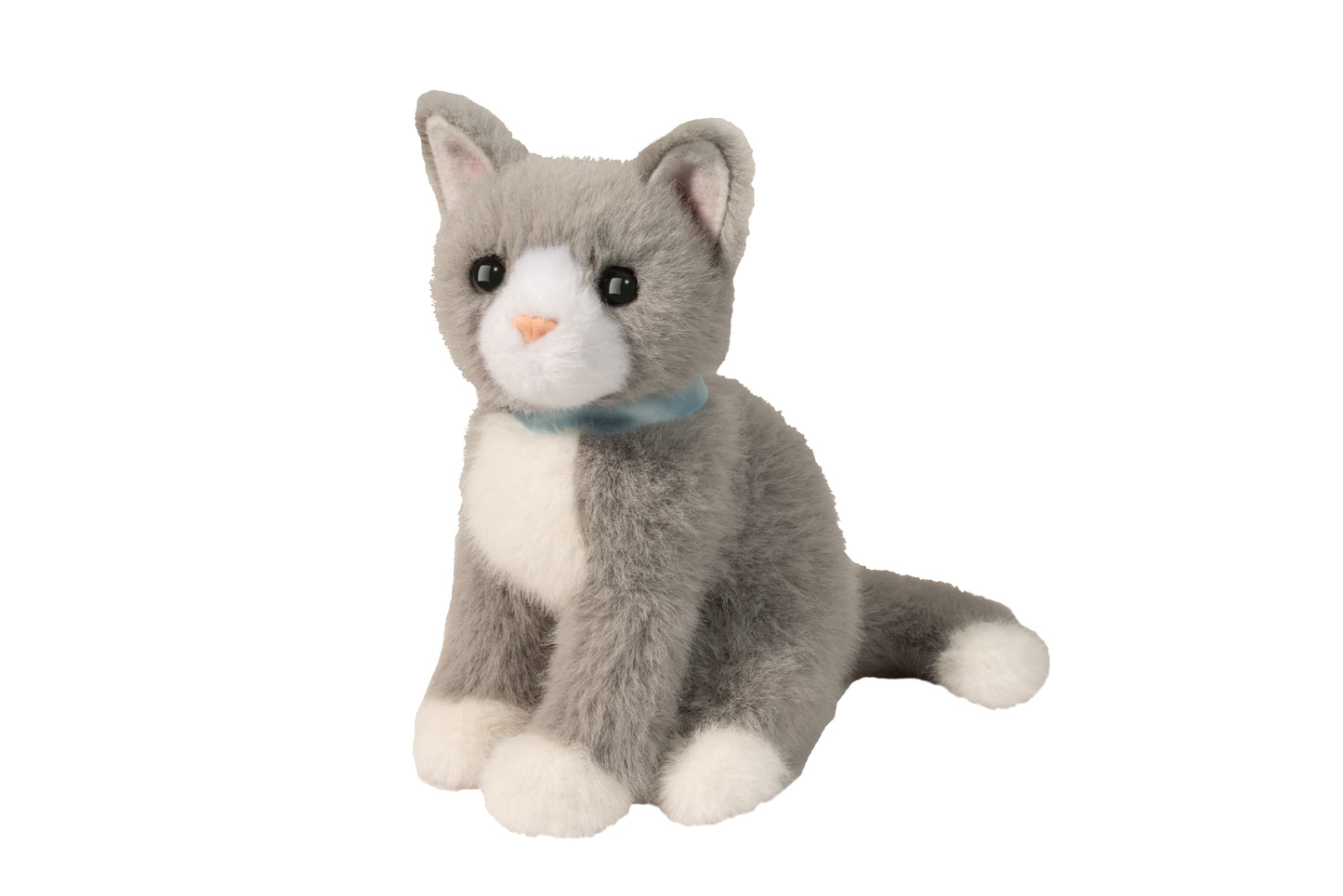 Mini Soft Grey Cat Stuffed Animal