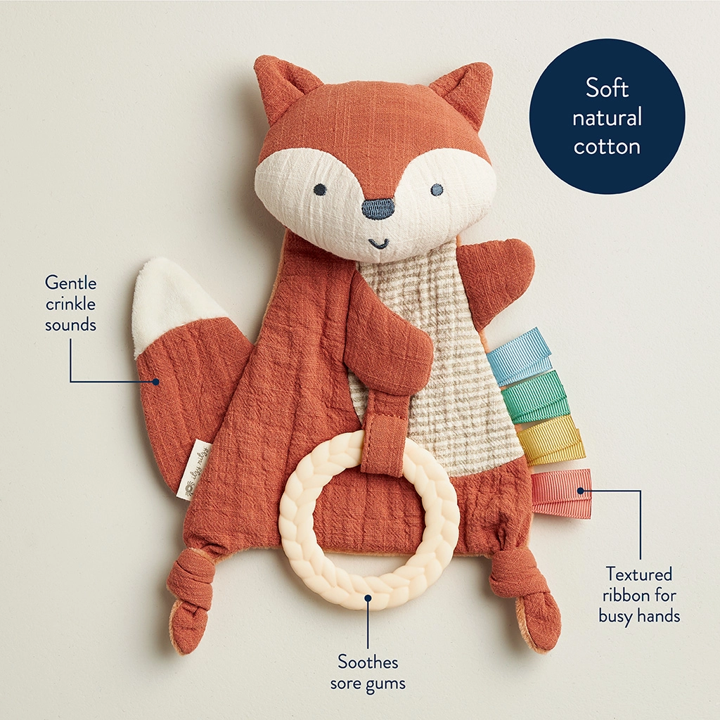 Fox Bitzy Crinkle Toy