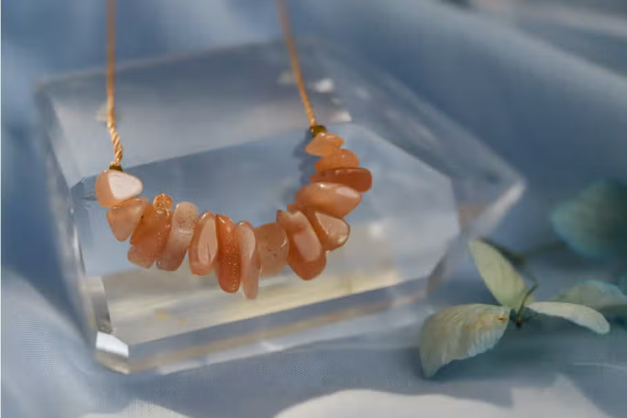 Seed Necklace - Sunstone Self Worth