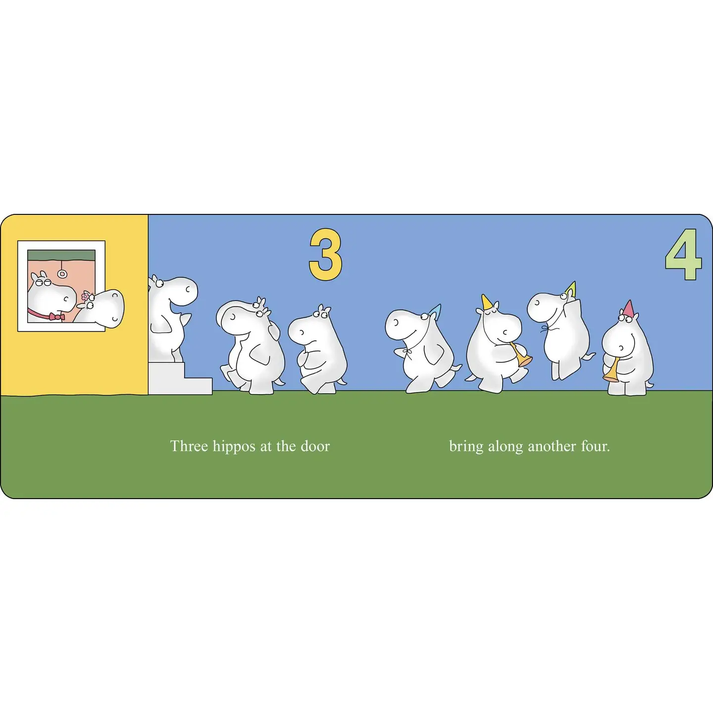 Hippos Go Berserk! Board Book