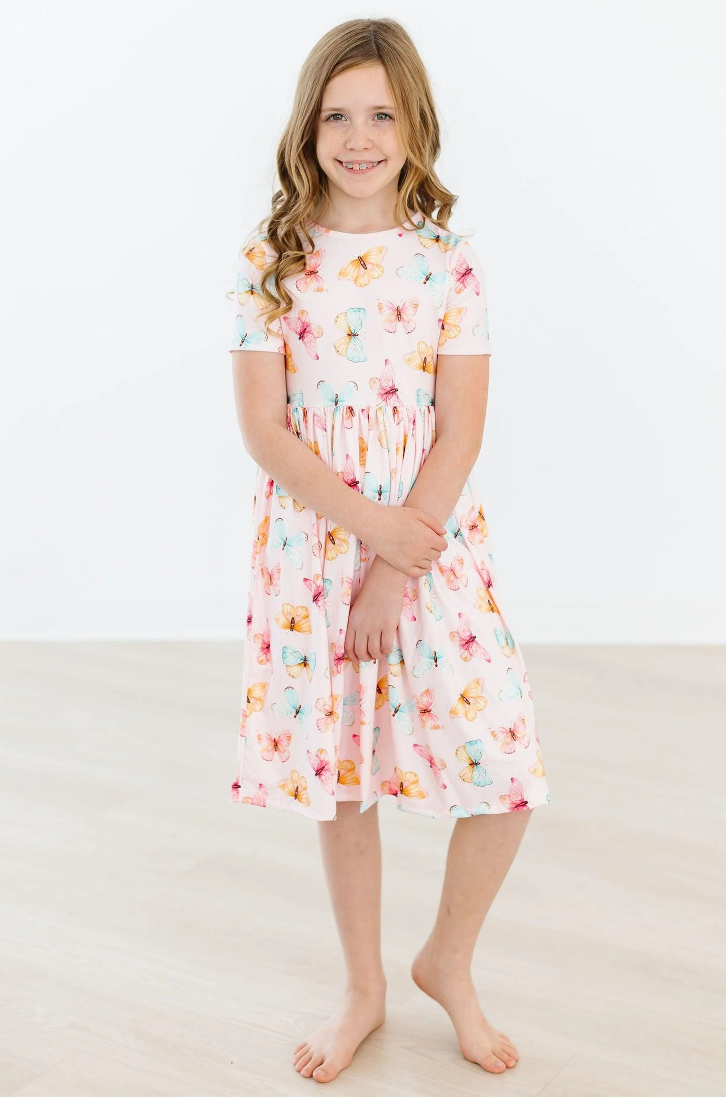 Girls Butterfly Kisses Twirl Dress