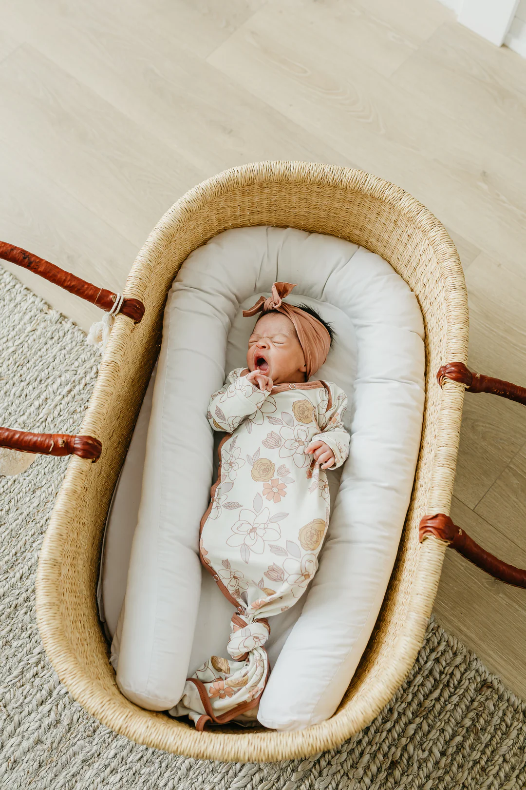 Ferra Newborn Knotted Gown