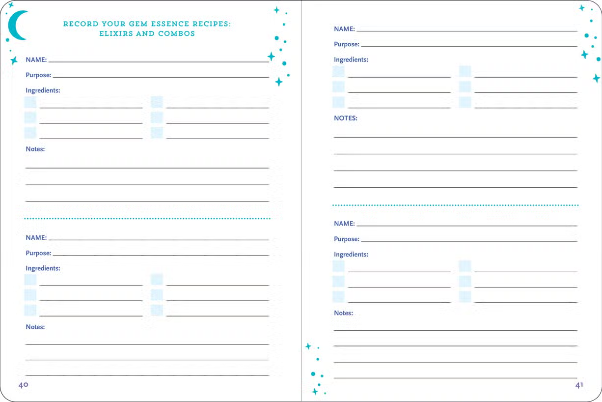 The Crystals Journal Book