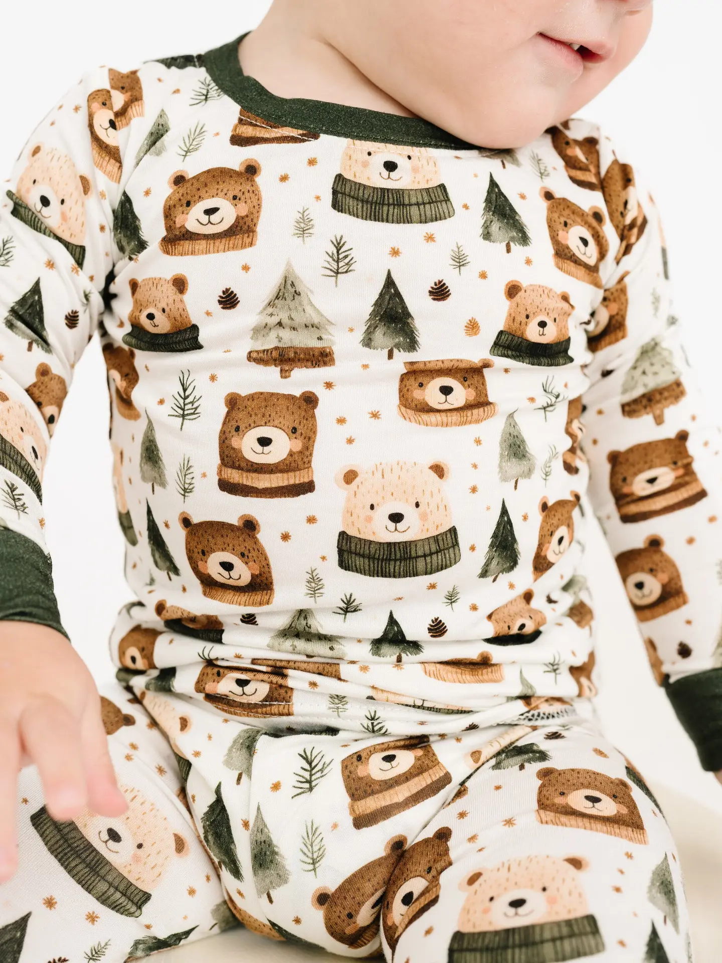 Kids Winter Bears Bamboo Pajamas