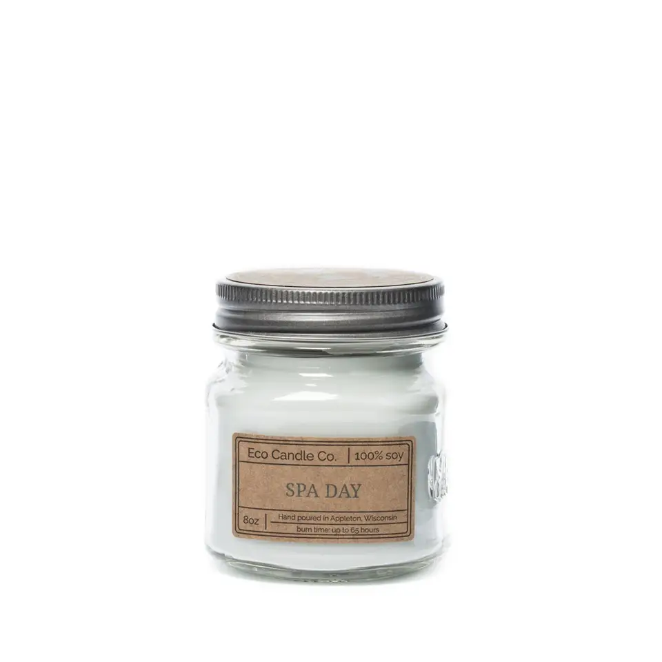 Mason Candle Spa Day