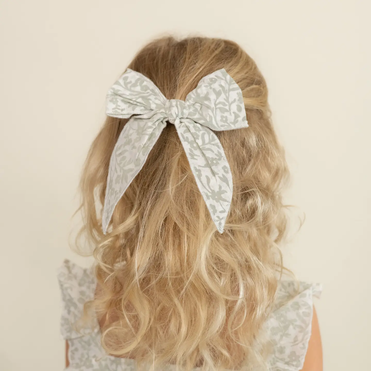 Organic Hair Bow Clip