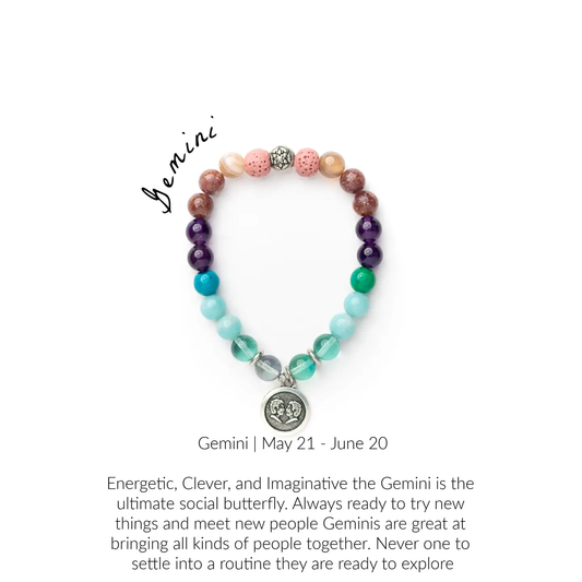 Gemini Gemstone Bracelet