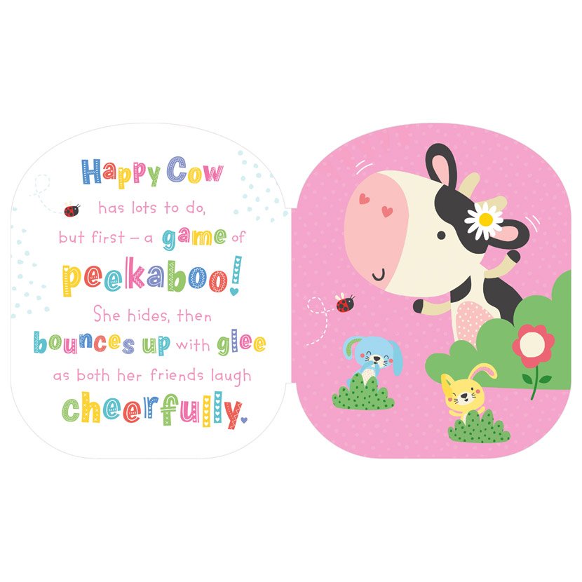 Squish & Snugg Happy Cow Board Book