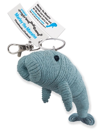 Marley Manatee Keychain