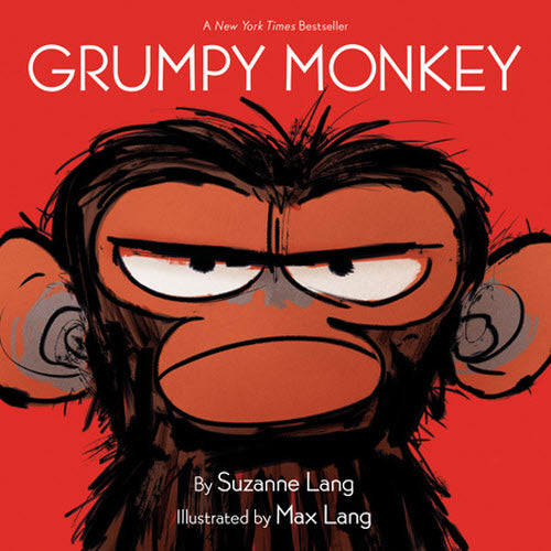 Grumpy Monkey Red Board Book