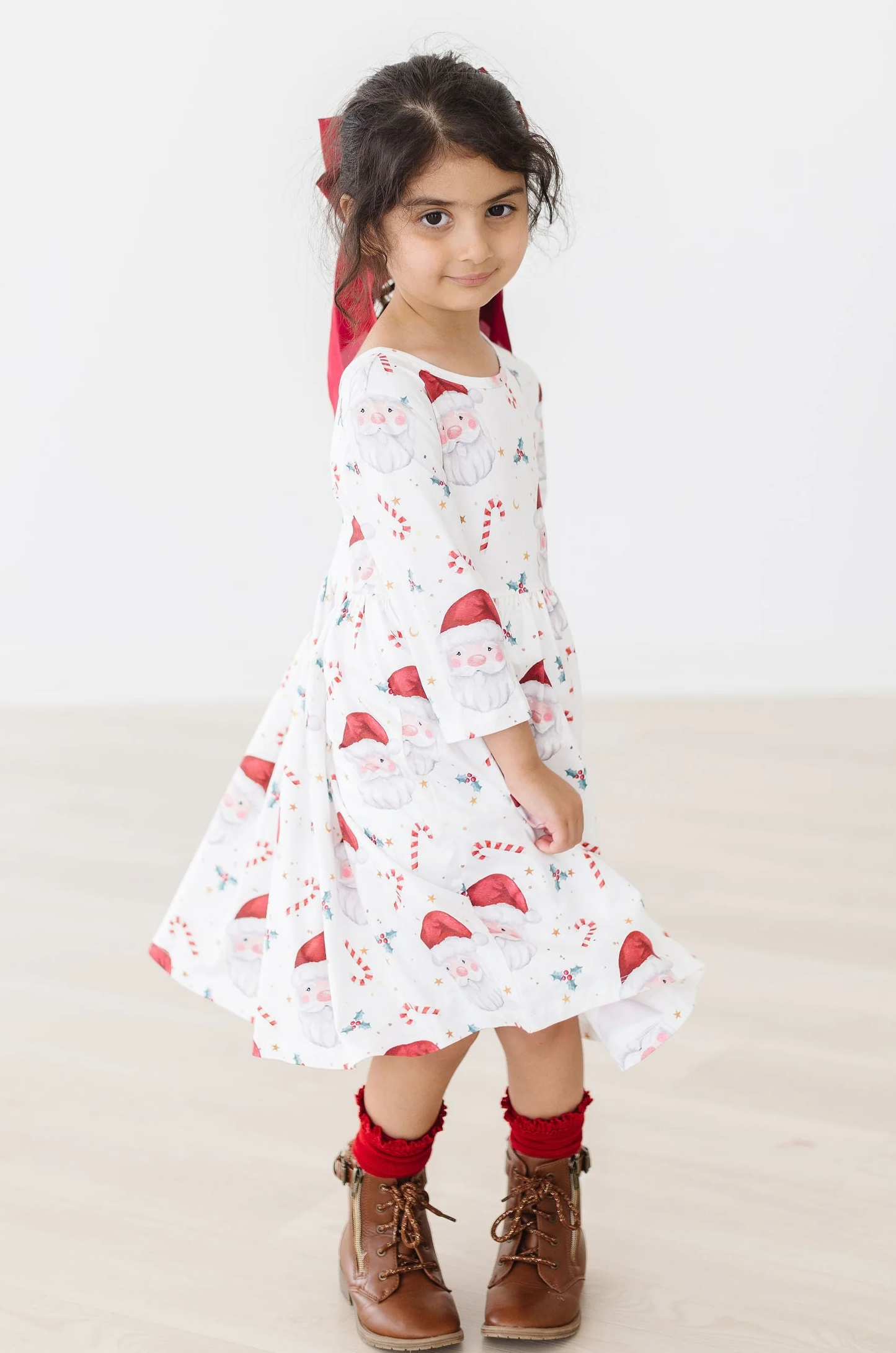 Girls Mistletoe Magic Twirl Dress