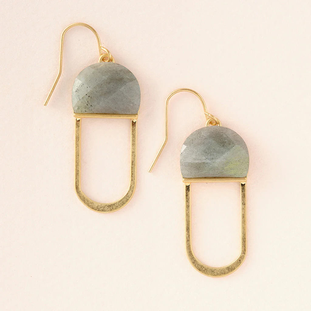 Chandelier Earrings Labradorite