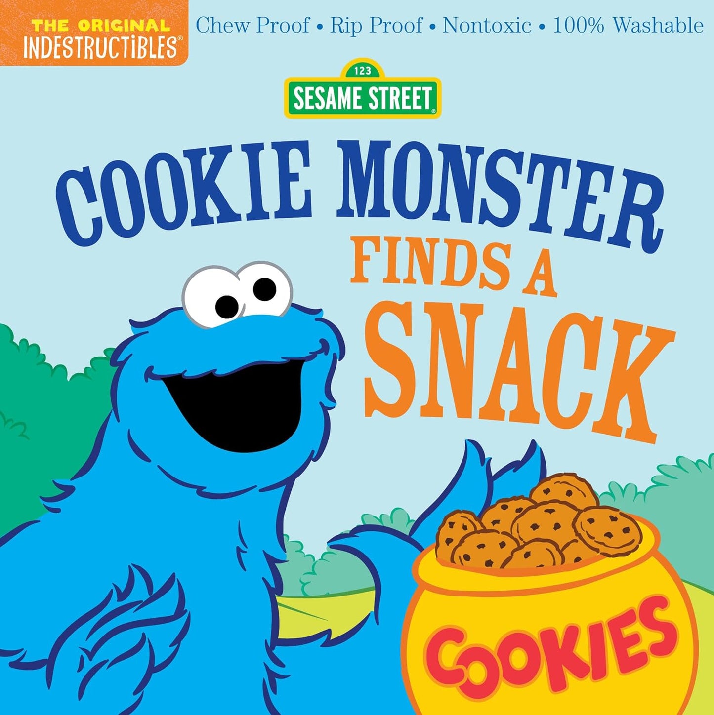 Cookie Monster Finds A Snack Indestructibles Book