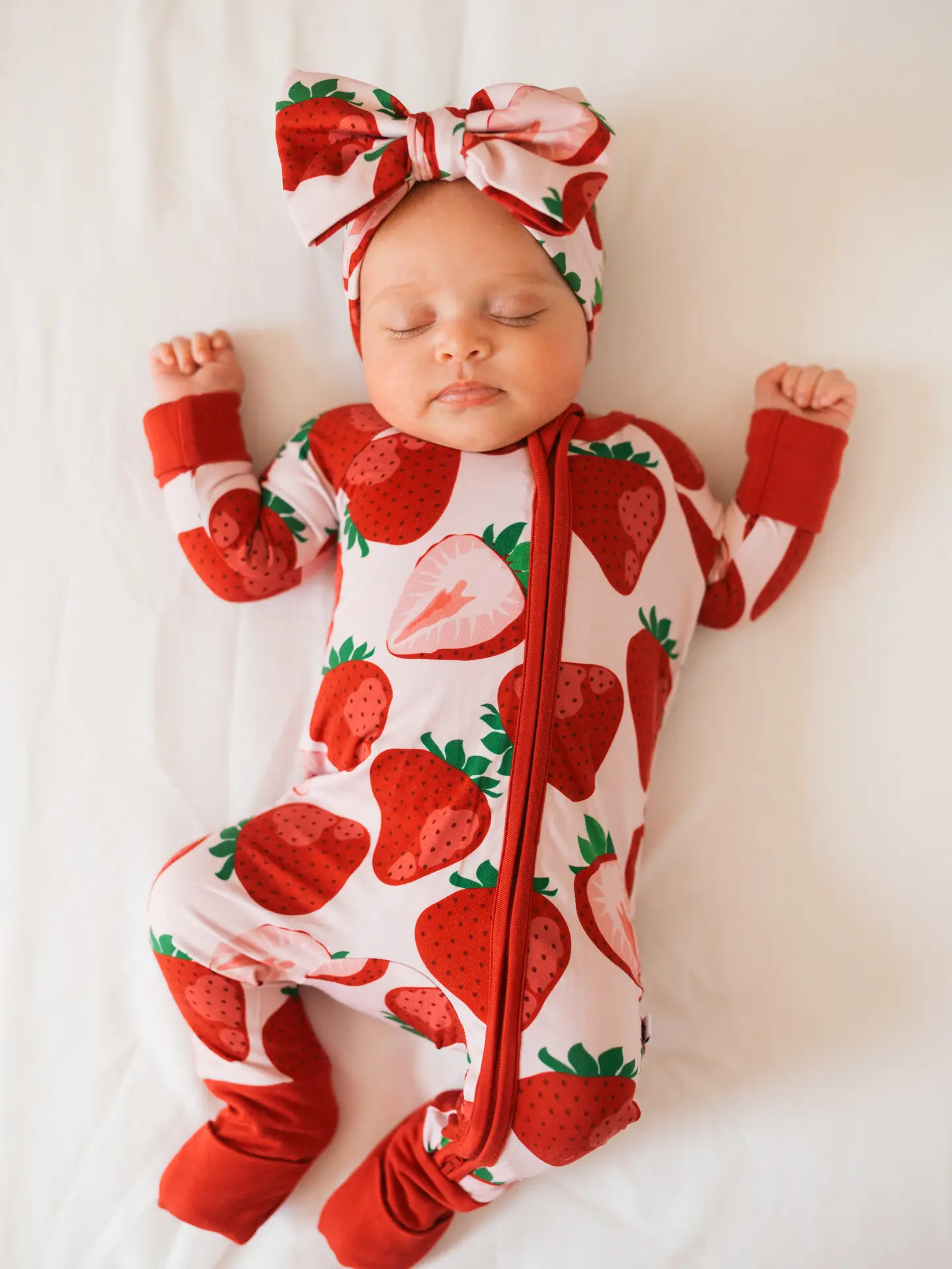 Berry Sweet Strawberry Bamboo Sleeper
