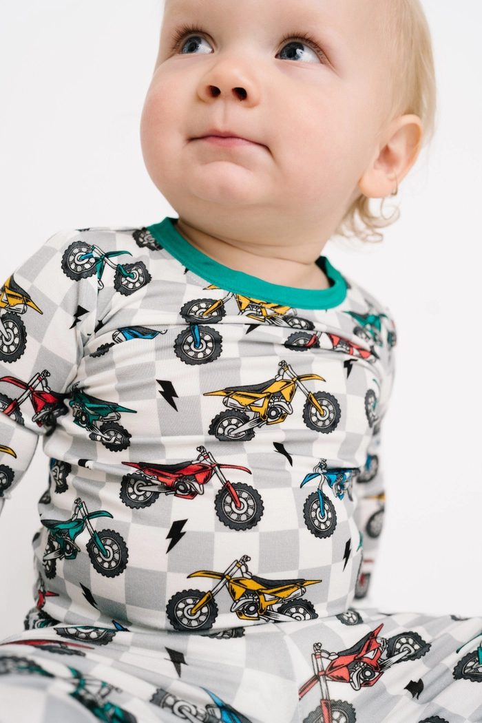 Kids Dirt Bike Bamboo Pajamas