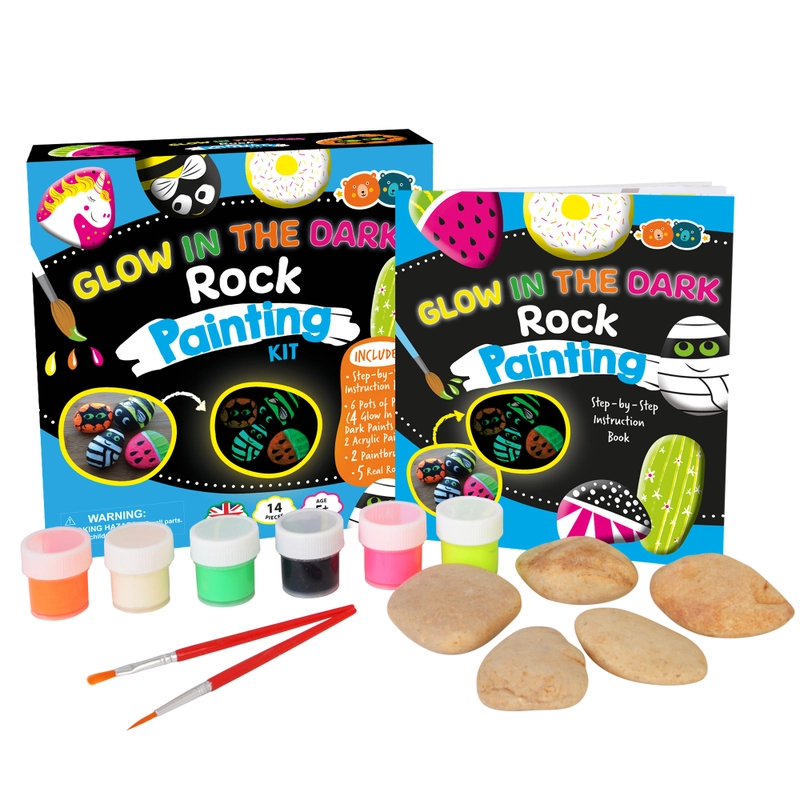 Glow in the Dark Rock Painting