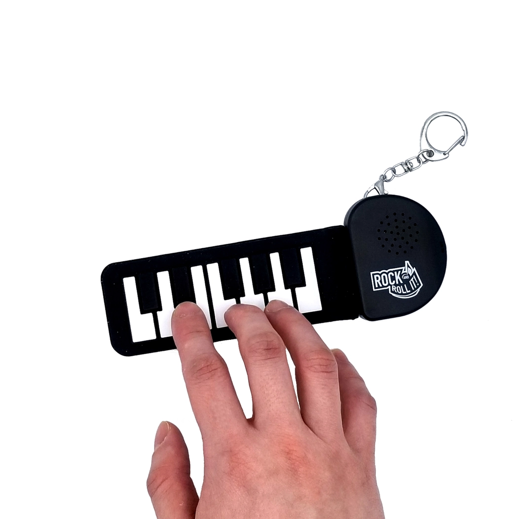 Micro Rock and Roll It Keychain