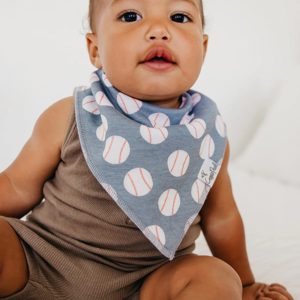 Slugger Baseball Baby Bandana Bib Set 4pk