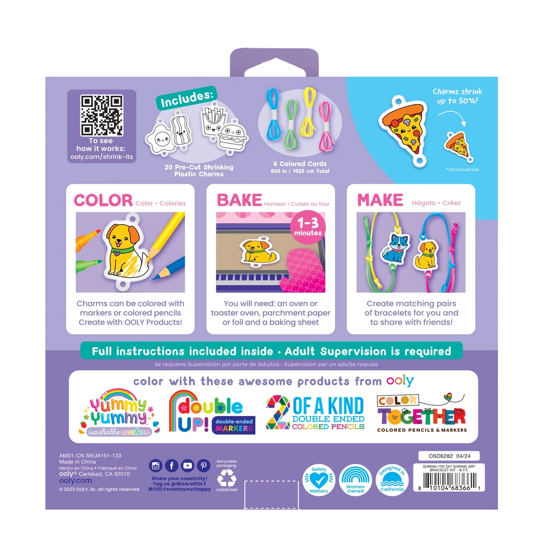 Shrink-Its! DIY Shrink Art Kit - BFF