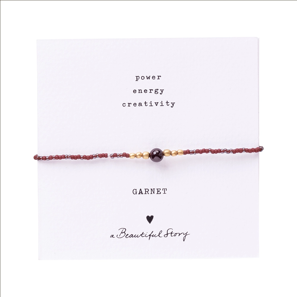 Iris Bracelet - Garnet