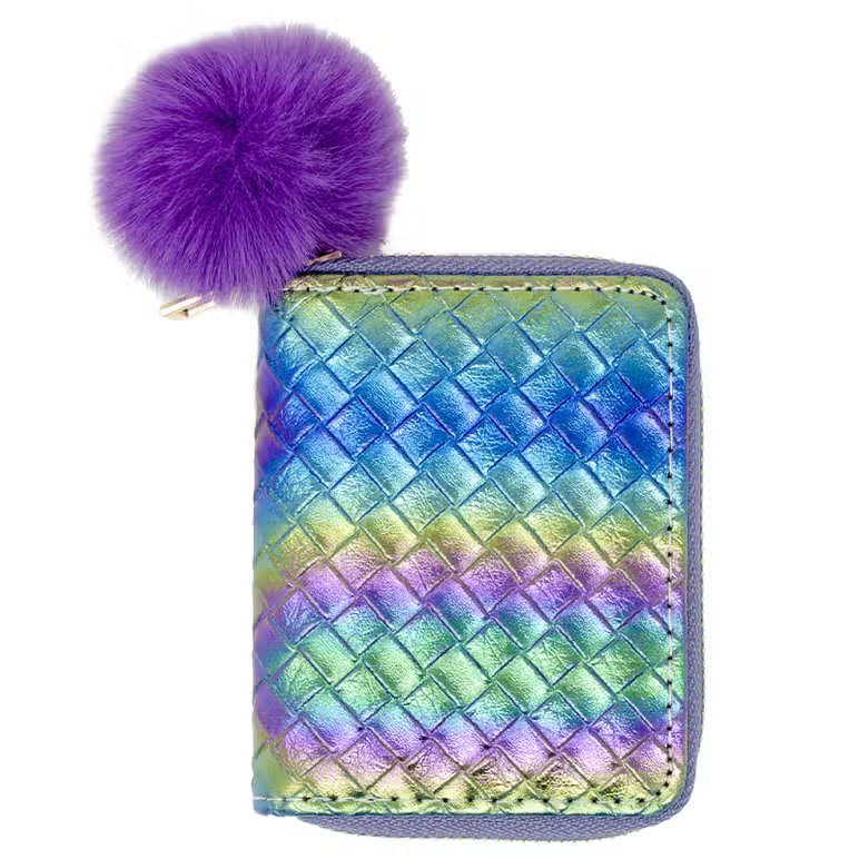 Girls Wallet Mermaid Scale - Rainbow