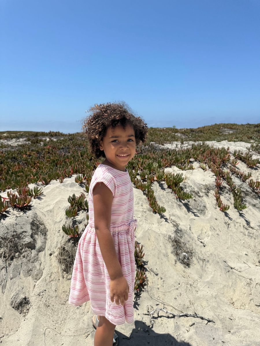 Girls Striped Cindy Dress