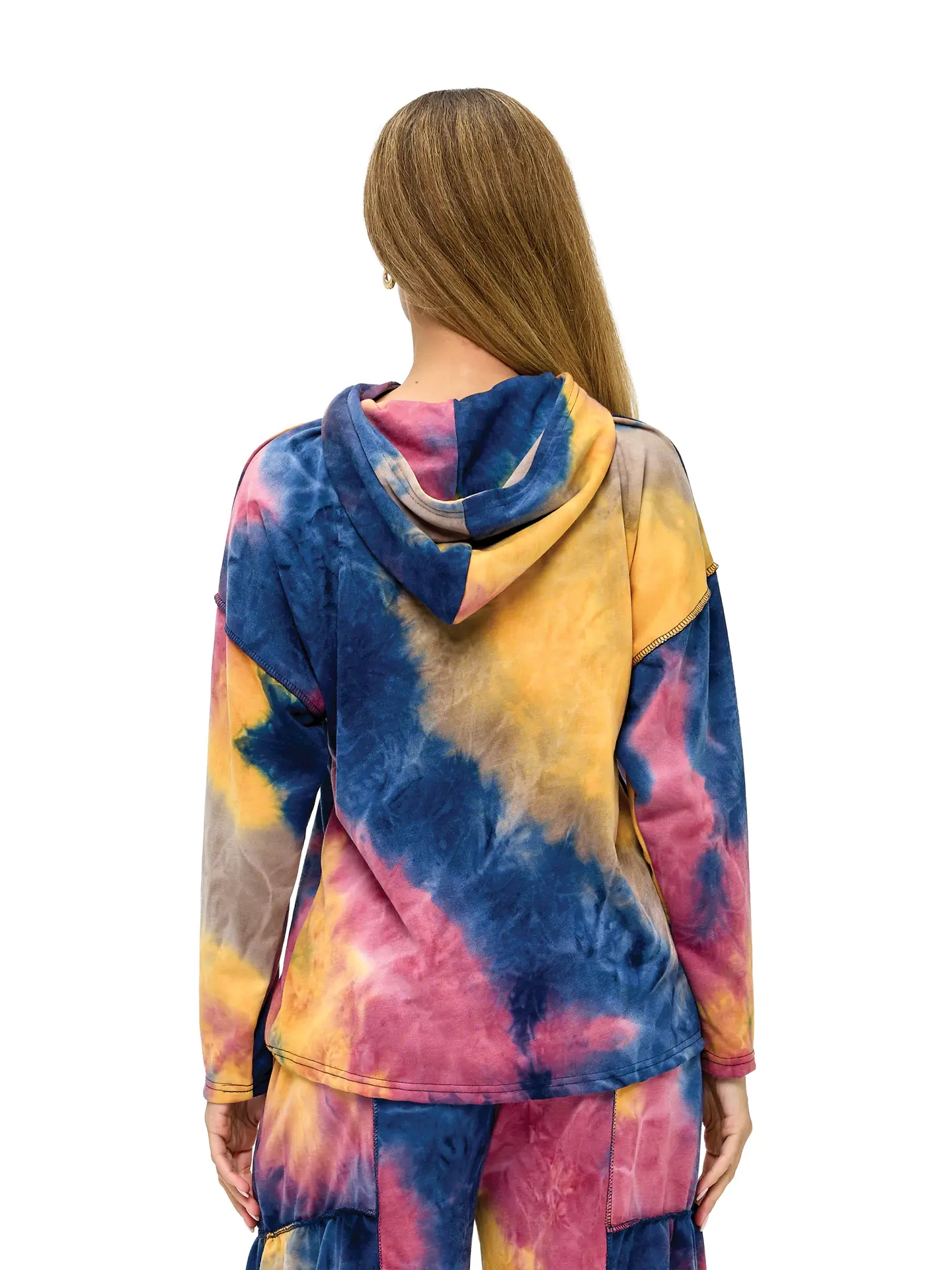Boho Tie Dye Hoodie