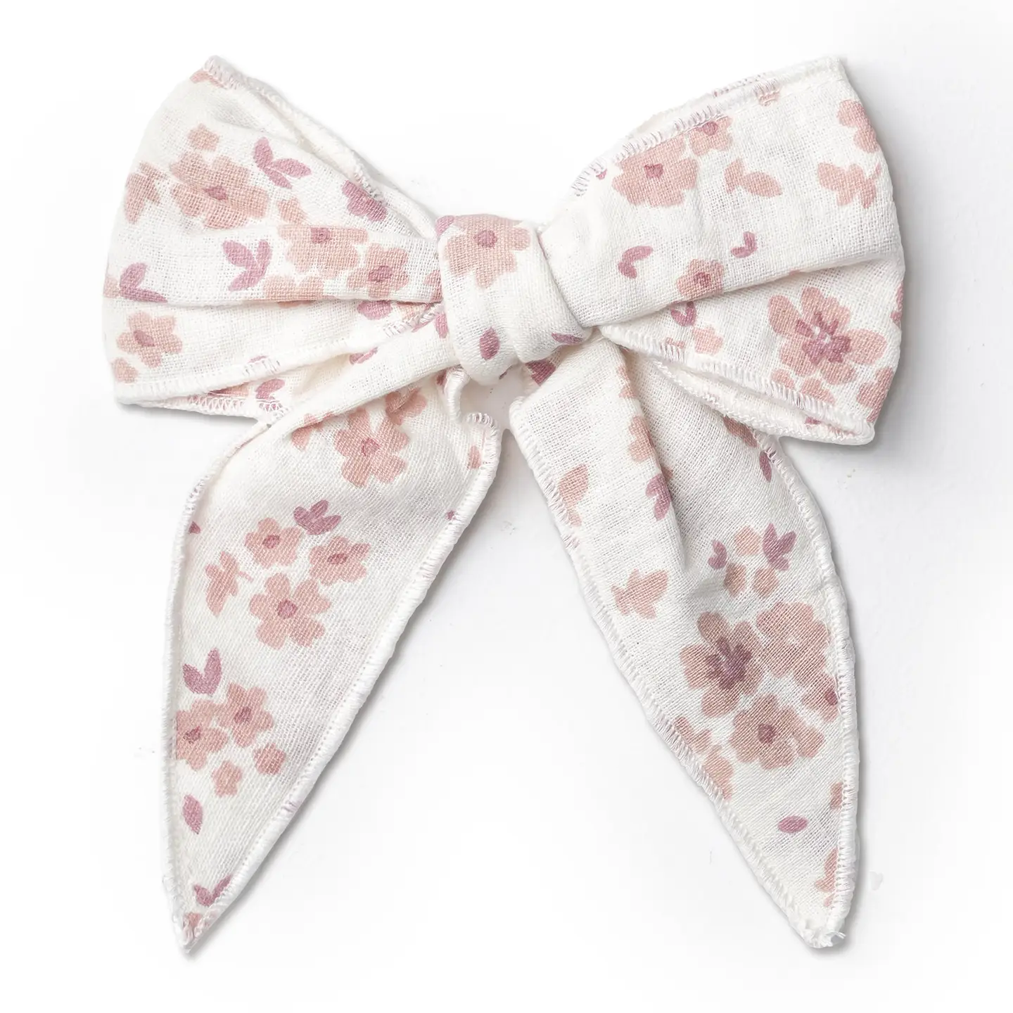 Organic Hair Bow Clip