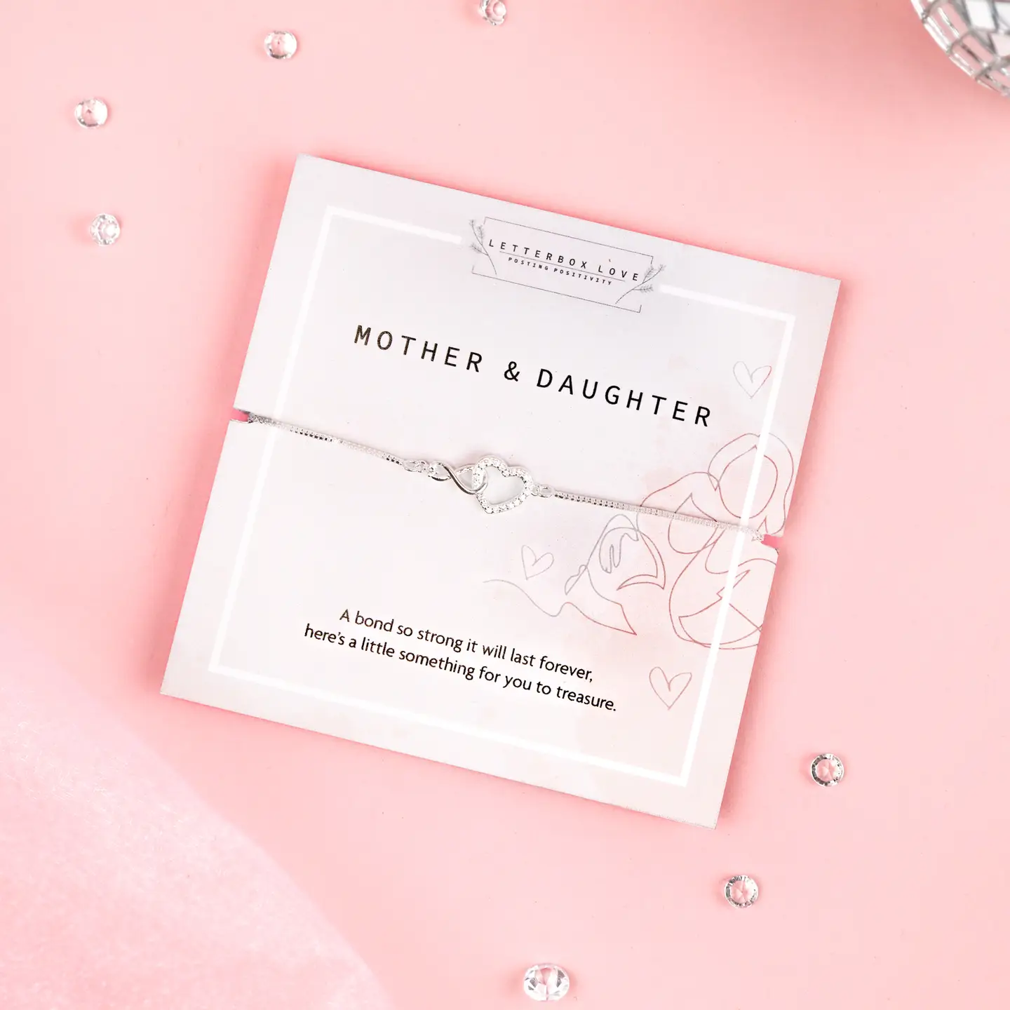 Mother & Daughter Infinity Bracelet