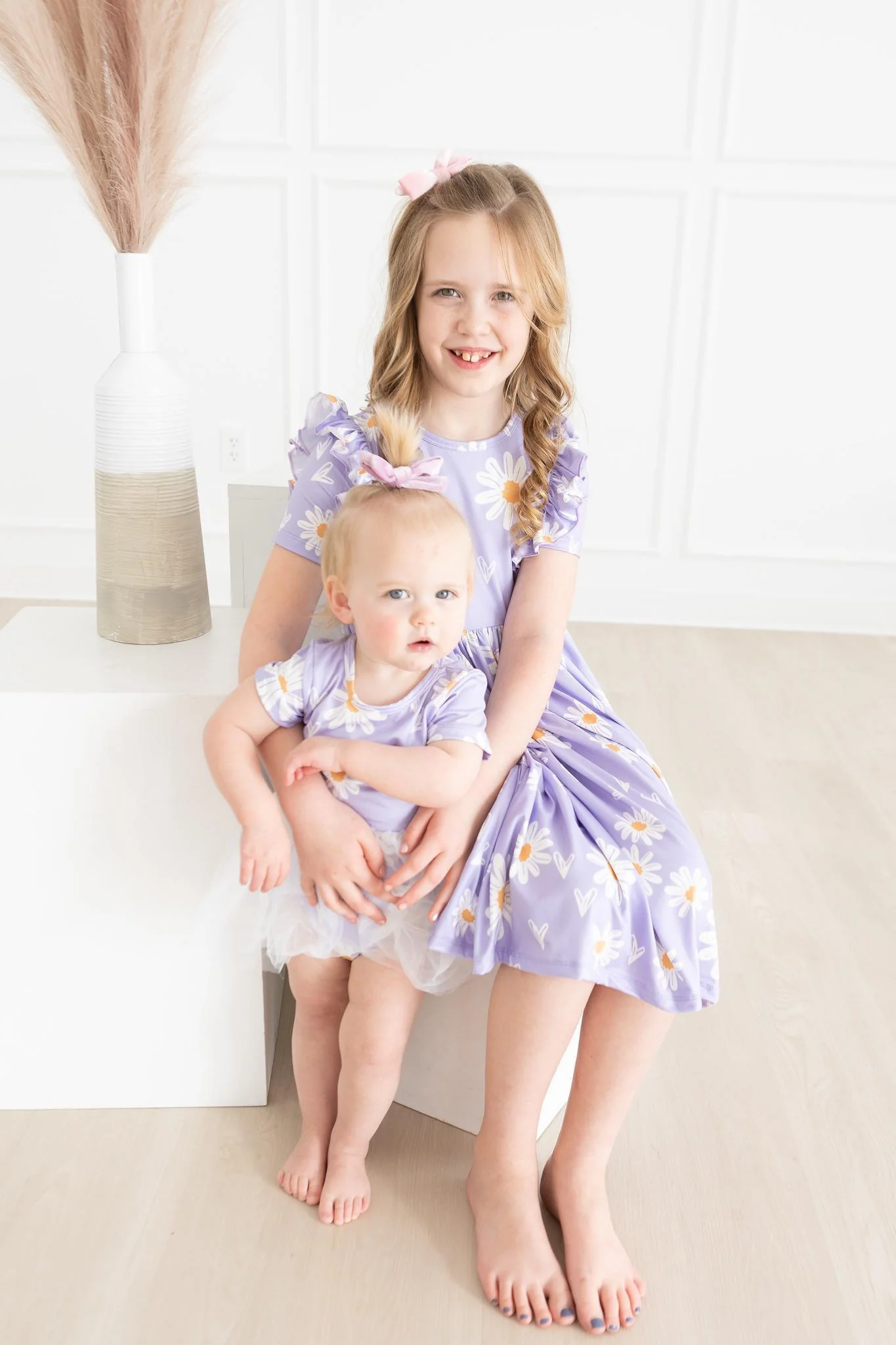 I Heart Daisies Tutu Baby Dress