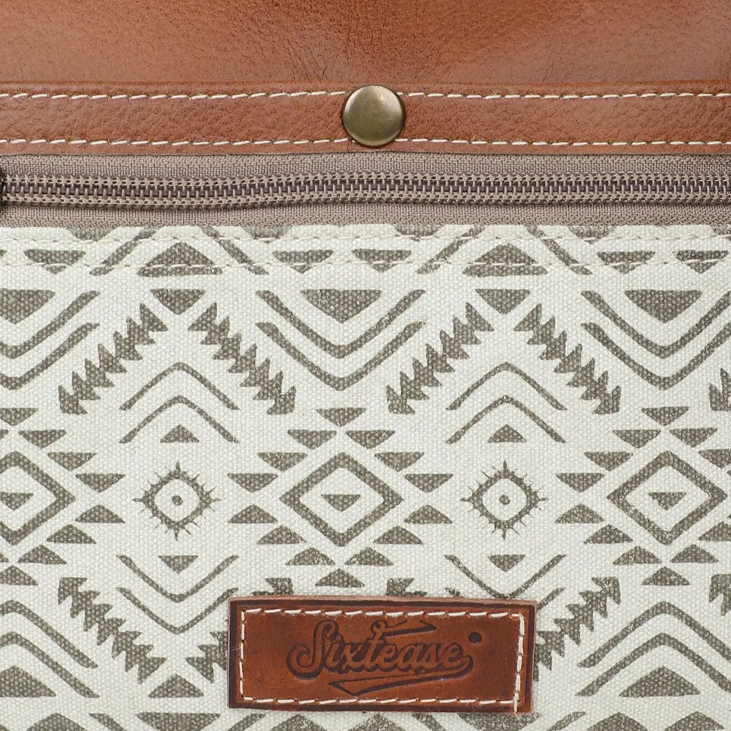 Women's Crossbody Bag - Sage Aztec