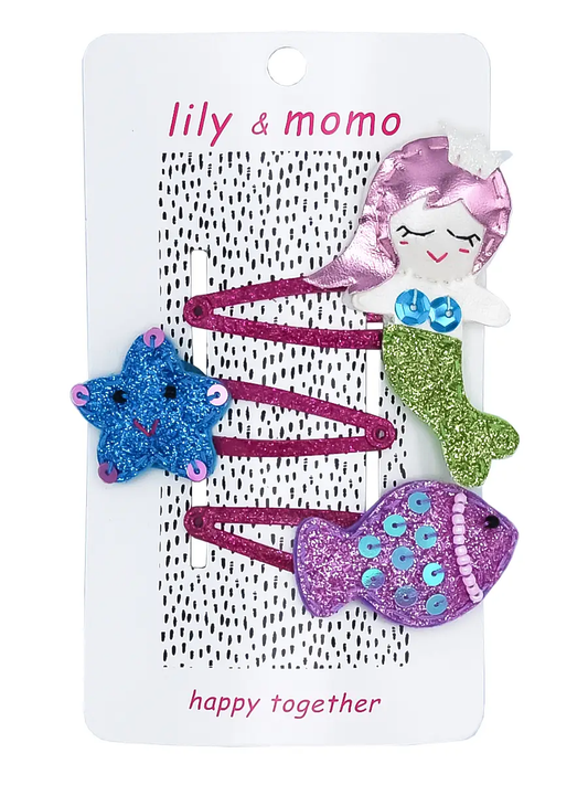 Under The Sea Trio Hair Clips