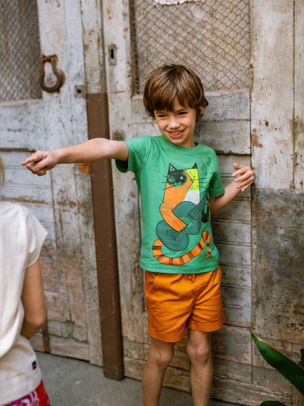 Kids Flamenco Feline Graphic Tee