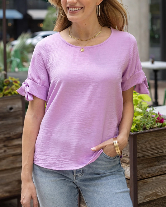 Twist Sleeve Top