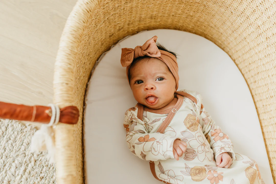 Ferra Newborn Knotted Gown