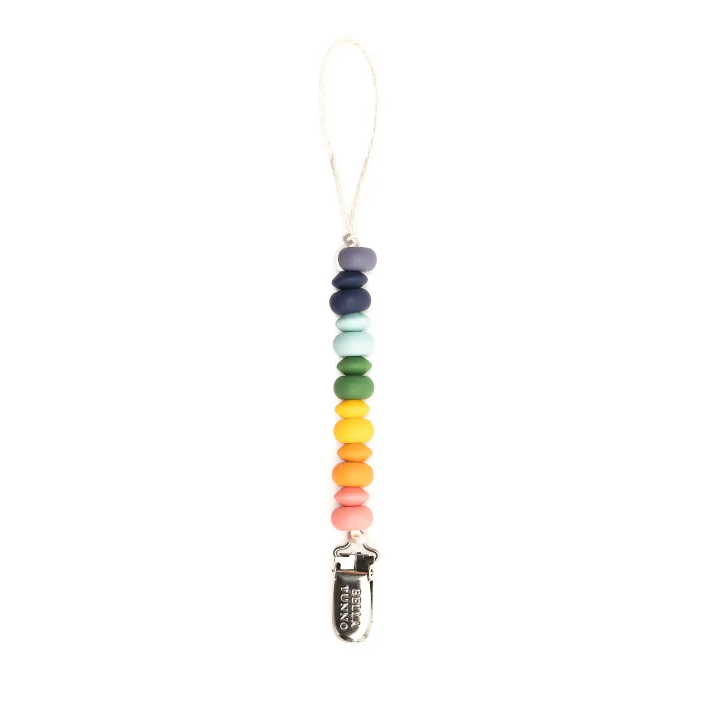 Rainbow Pacifier Clip
