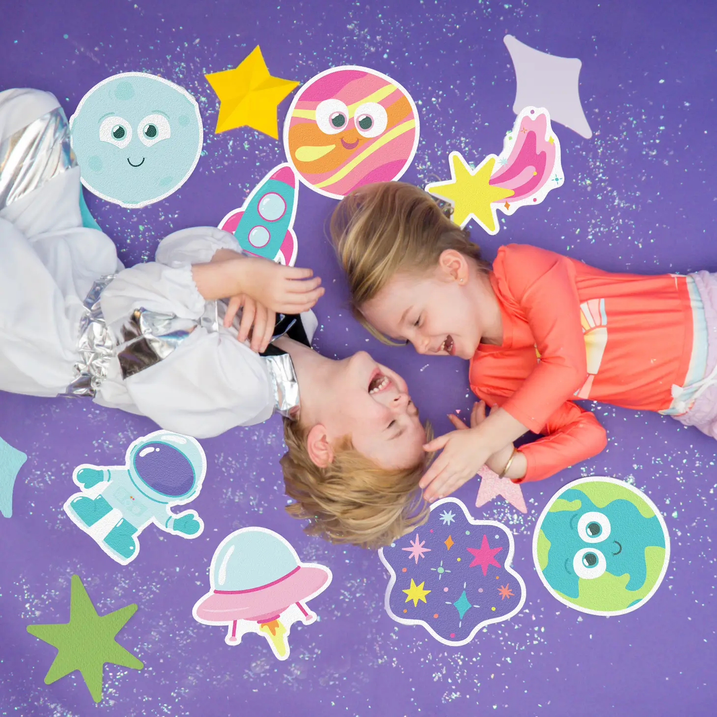 Galaxy Grips Bathtub Stickers