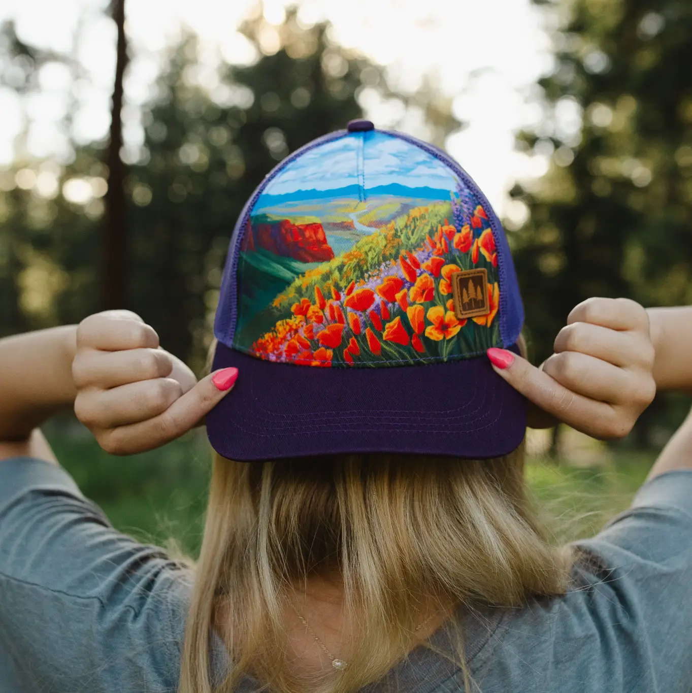 Mountain Poppy Trucker Hat