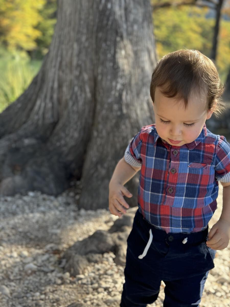 Baby Jasper Woven Onesie