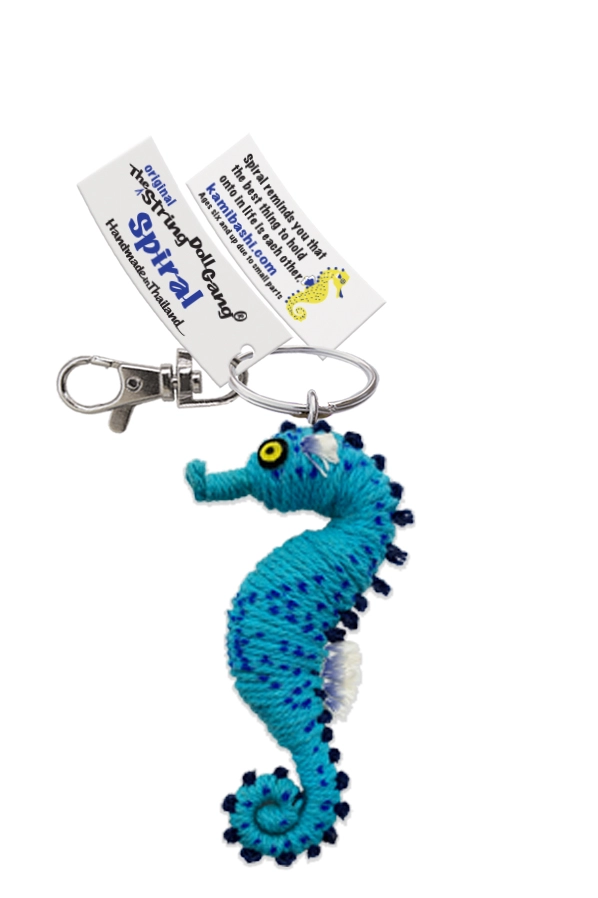 Spiral String Doll Keychain