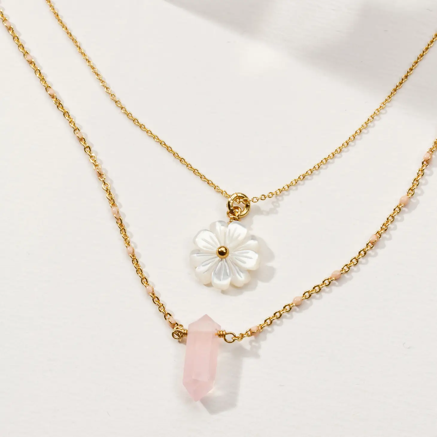 Blooming Layered Necklace Set