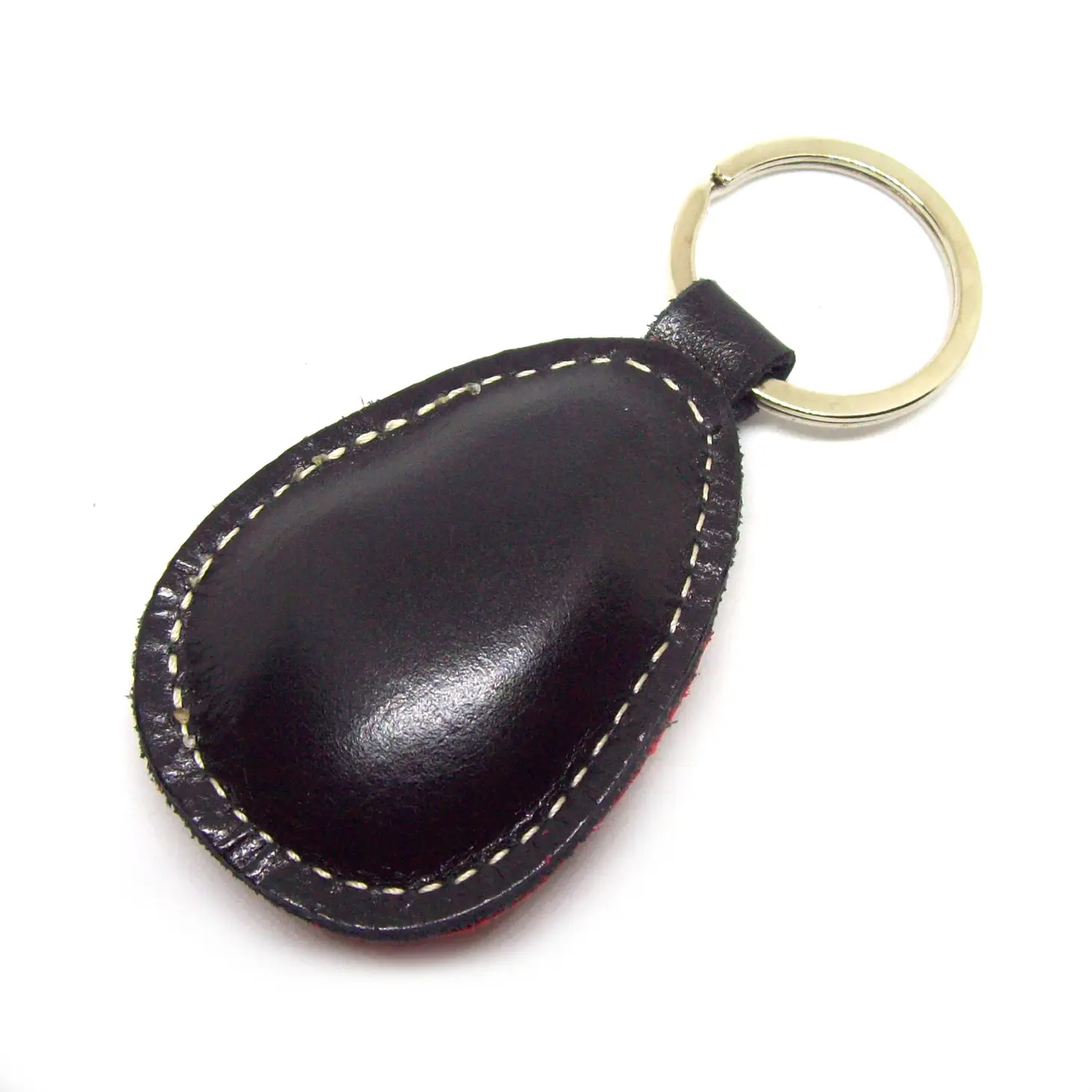 Ladybug Leather Keychain