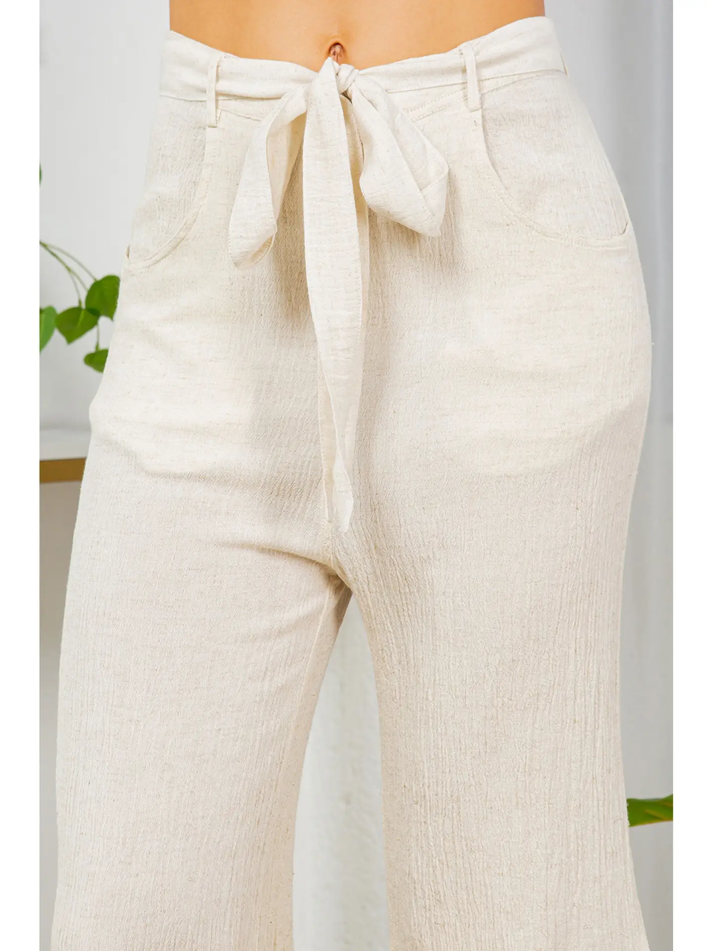 Desert Sunset Bell Bottom Linen Pants