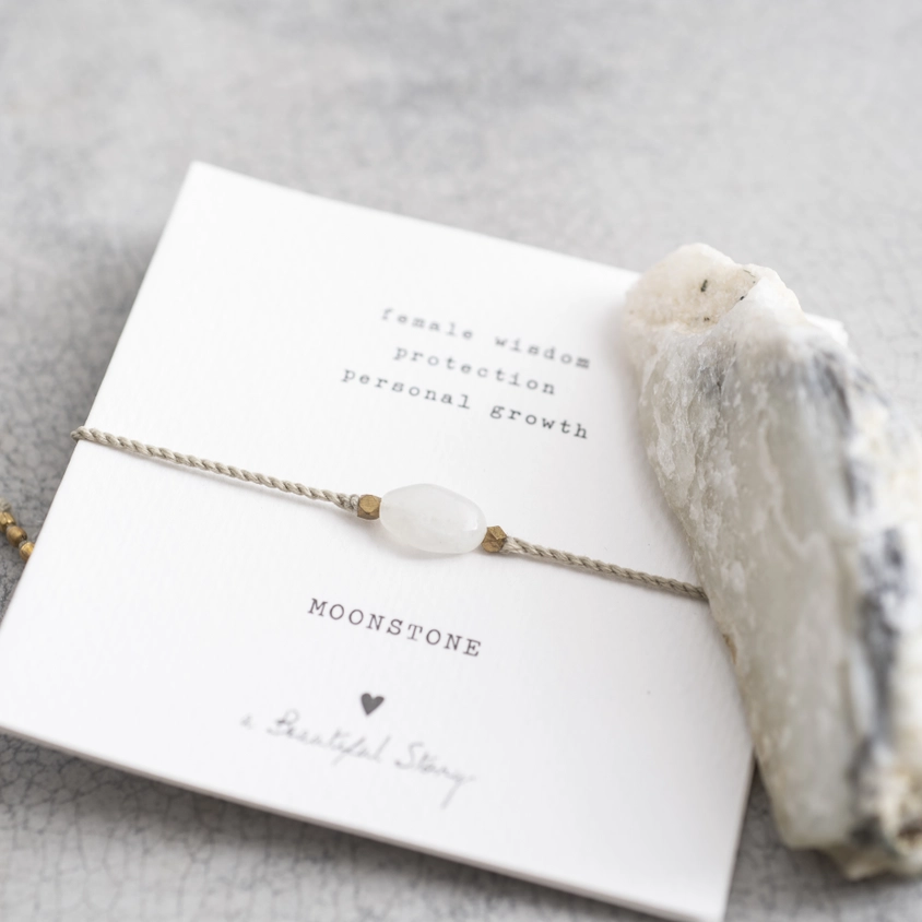Moonstone Gemstone Bracelet