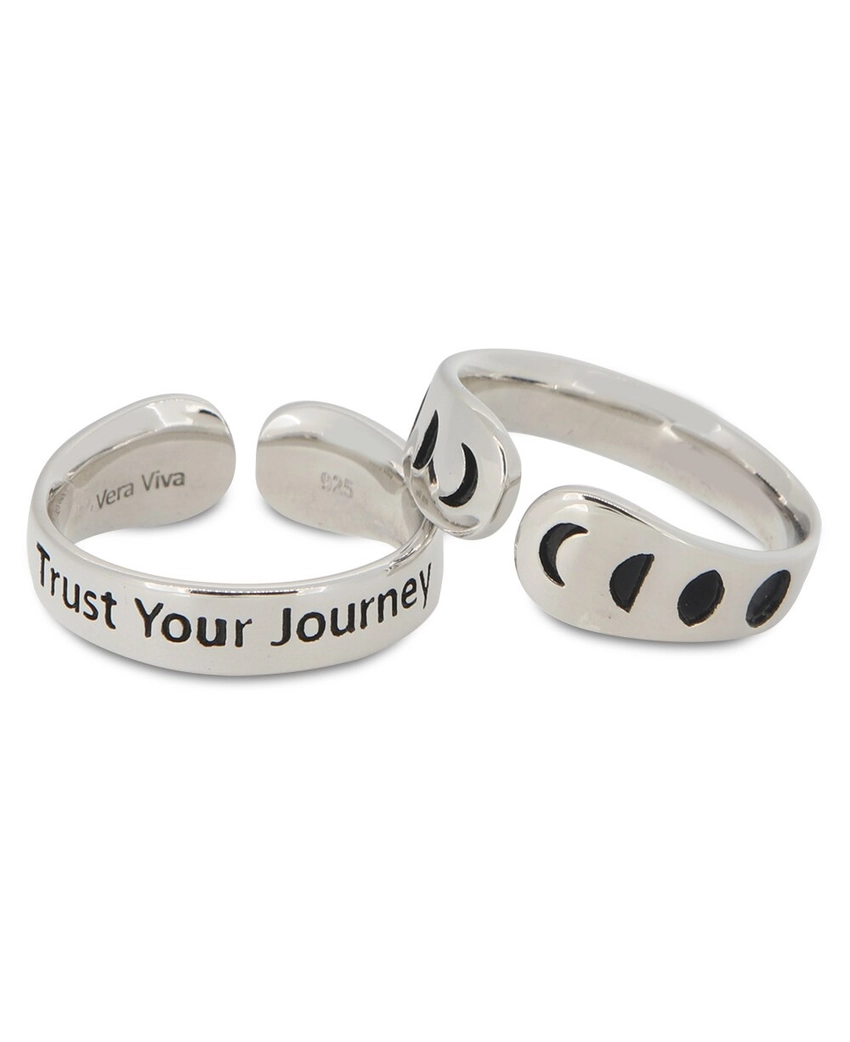 Trust Your Journey Moon Ph Ring